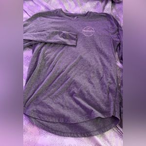 Hollister grey long sleeve